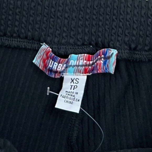 NEW Urban Outfitters Antonia Knit Pull On Flare Pants in Black - Picture 5 of 7